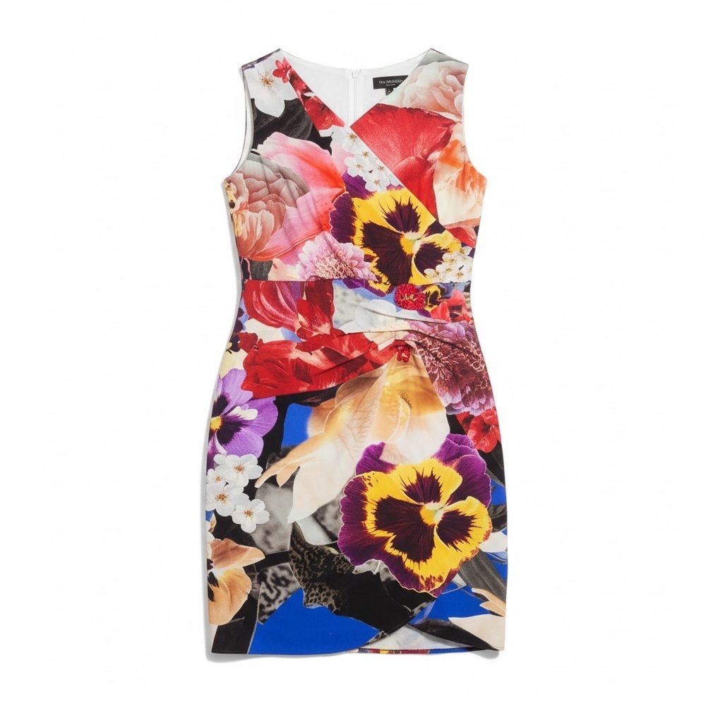 Roberto Cavalli Araki Print Floral Multicolor Dress 2000’s​​